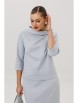 Юбочный костюм артикул: 1163 серо-голубой от Anastasia - вид 8