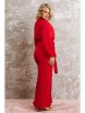 Брючный костюм артикул: 1063.1 рубиновый красный от Anastasia - вид 5