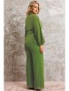 Брючный костюм артикул: 1063.1 травяной зеленый от Anastasia - вид 2