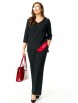 Брючный костюм артикул: 2503 черный+красный от TAITA PLUS - вид 7