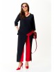 Брючный костюм артикул: 2502 черный+красный от TAITA PLUS - вид 11
