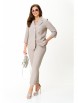 Брючный костюм артикул: 2507 бежевый от TAITA PLUS - вид 3