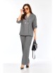 Брючный костюм артикул: 2519/3 серый меланж от TAITA PLUS - вид 1