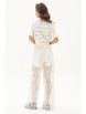 Брючный костюм артикул: 4826 молочный от Фантазия Мод - вид 2