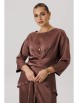 Брючный костюм артикул: 4993/1 шоколад от Фантазия Мод - вид 3