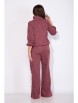 Брючный костюм артикул: М149 пыльно-розовый от Лилиана - вид 2