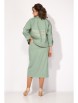 Юбочный костюм артикул: М1405 фисташка от Лилиана - вид 2