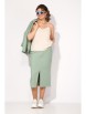 Юбочный костюм артикул: М1405 фисташка от Лилиана - вид 4
