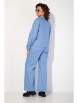 Брючный костюм артикул: М1415 голубой от Лилиана - вид 2