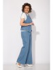 Брючный костюм артикул: М1423 джинс от Лилиана - вид 7