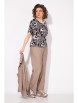 Брючный костюм артикул: М1424 капучино от Лилиана - вид 6