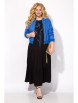 Плательный костюм артикул: М1421к василек+черный от Лилиана - вид 1