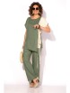 Брючный костюм артикул: М1461 олива от Лилиана - вид 3