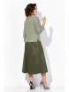 Юбочный костюм артикул: М1500 олива от Лилиана - вид 2