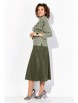 Юбочный костюм артикул: М1500 олива от Лилиана - вид 6