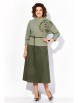 Юбочный костюм артикул: М1500 олива от Лилиана - вид 1