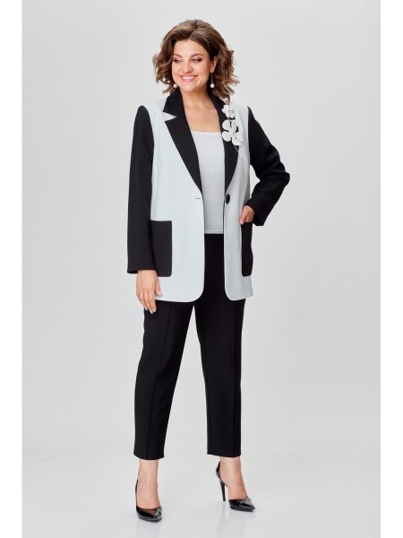 1161 черный+белый