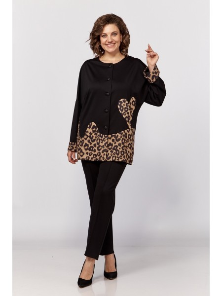 1205 черный+леопард