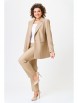 Брючный костюм артикул: 1262 бежевый от Кокетка и К - вид 13