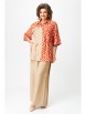 Брючный костюм артикул: 1282 беж+терракот от Кокетка и К - вид 11