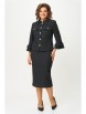 Юбочный костюм артикул: 1513 черный от Кокетка и К - вид 8