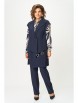 Брючный костюм артикул: 1313 синий от Кокетка и К - вид 5