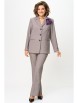Брючный костюм артикул: 2188 серо-коричневый от AlaniCollection - вид 9