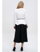 Юбочный костюм артикул: 2274 белый, черный от AlaniCollection - вид 2