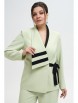 Брючный костюм артикул: 2280 салатовый от AlaniCollection - вид 4