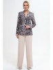 Брючный костюм артикул: 2282 бежевый+леопард от AlaniCollection - вид 7