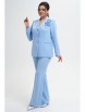 Брючный костюм артикул: 2143 голубой от AlaniCollection - вид 8