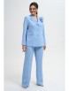Брючный костюм артикул: 2143 голубой от AlaniCollection - вид 1