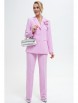 Брючный костюм артикул: 2143 розовый от AlaniCollection - вид 6