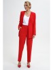 Брючный костюм артикул: 2289 красный от AlaniCollection - вид 1