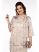 Нарядное платье артикул: 2310 бежевый с напылением от AlaniCollection - вид 4