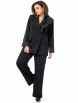 Брючный костюм артикул: 2017 черный от AlaniCollection - вид 10