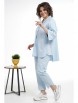 Брючный костюм артикул: 2332 голубой от AlaniCollection - вид 12