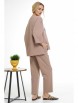 Брючный костюм артикул: 2330 бежевый от AlaniCollection - вид 2
