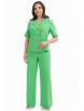 Брючный костюм артикул: 2334 зеленый от AlaniCollection - вид 1