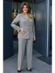 Брючный костюм артикул: 2410 серый, горчица от AlaniCollection - вид 1