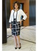Нарядное платье артикул: 2415 белый+черный от AlaniCollection - вид 8