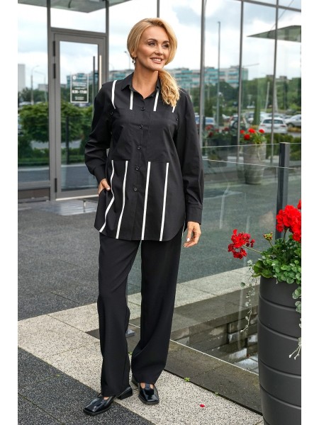 2399 черный+полоска