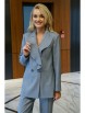 Брючный костюм артикул: 2396 серый от AlaniCollection - вид 6