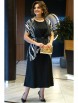 Плательный костюм артикул: 2434 черно-белый+черный от AlaniCollection - вид 14