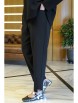 Брючный костюм артикул: 2418 черный от AlaniCollection - вид 11