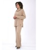 Брючный костюм артикул: 2446 бежевый от AlaniCollection - вид 6