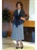 Плательный костюм артикул: 2433 черный+серый от AlaniCollection - вид 6