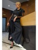 Брючный костюм артикул: 2435 черный от AlaniCollection - вид 10