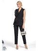 Брючный костюм артикул: 2478 черный от AlaniCollection - вид 5