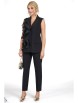Брючный костюм артикул: 2478 черный от AlaniCollection - вид 7